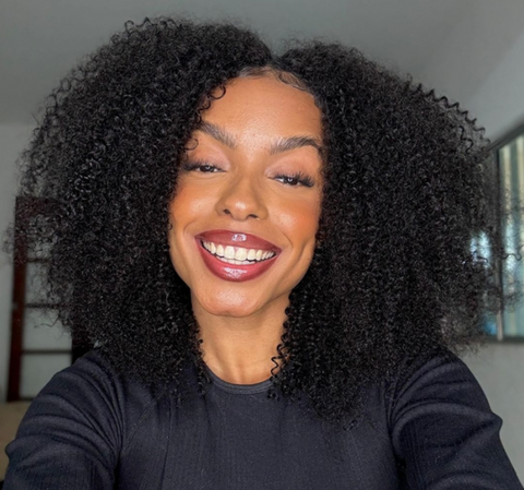 Curly BYE BYE Leave-Out Thin Part Wig
